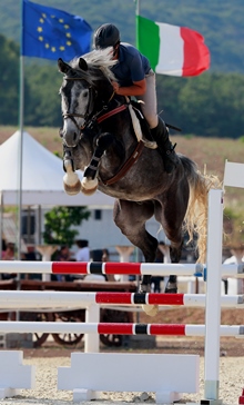 Pferd reiten in der Toskana Volterra Italien