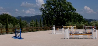 vacances équitation balades randonées à cheval promenade école Toscane Volterra Sienne