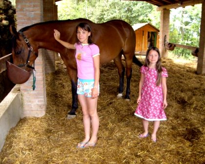 Tuscany Italy horse riding holiday stables Podere Palazzone