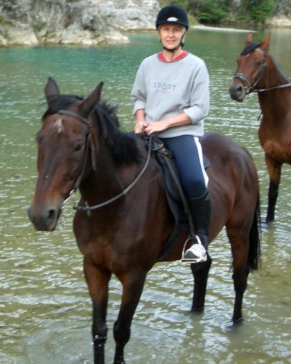 Tuscany Italy horse riding holiday stables Podere Palazzone