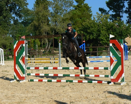 Tuscany Italy horse riding holiday stables Podere Palazzone