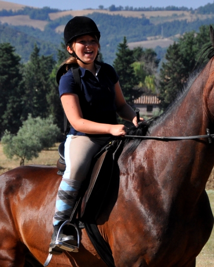 gîte vacances équitation balade rando á cheval Sienne San Gimignano Volterra Toscane Italie