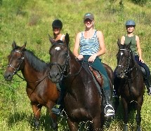 horse trekking in Tuscany Italy